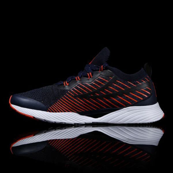 Fila Flex Men's Running Shoes - Navy/Orange,NZ 859-83049